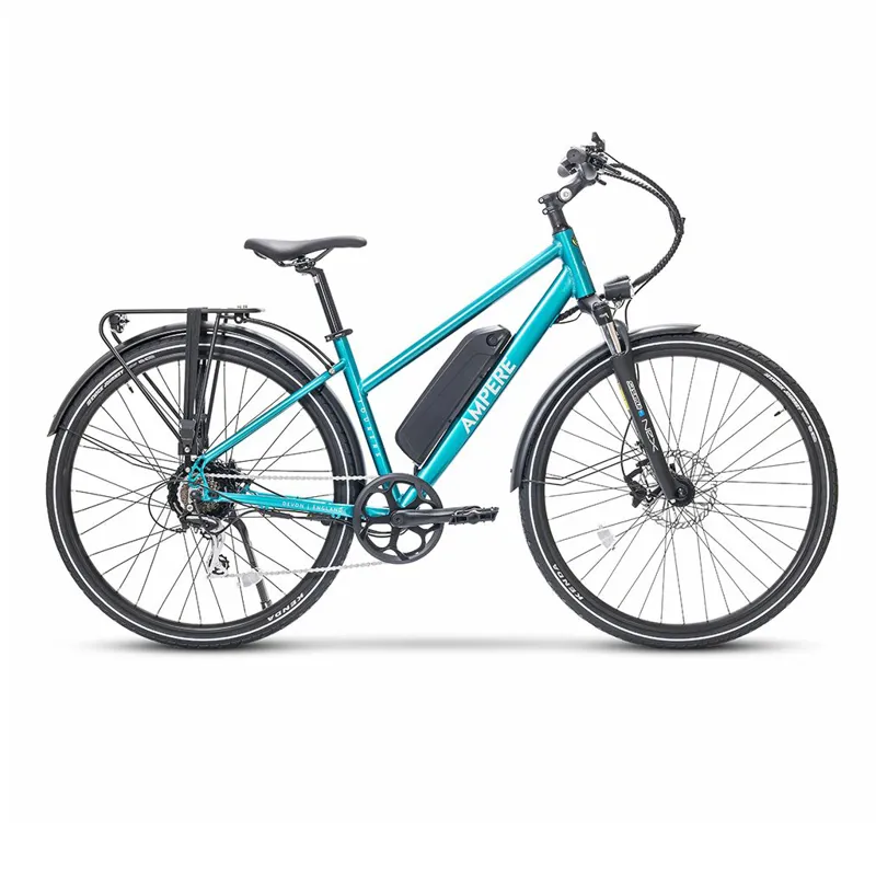 Ampere Tourer S Electric Bike Teal Blue