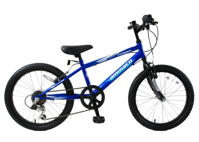 Ammaco Typhoon 20 Inch Kids Mountain Bike Blue