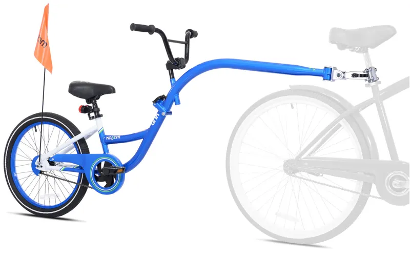 WeeRide Kazam Link Tagalong Bike Blue-1