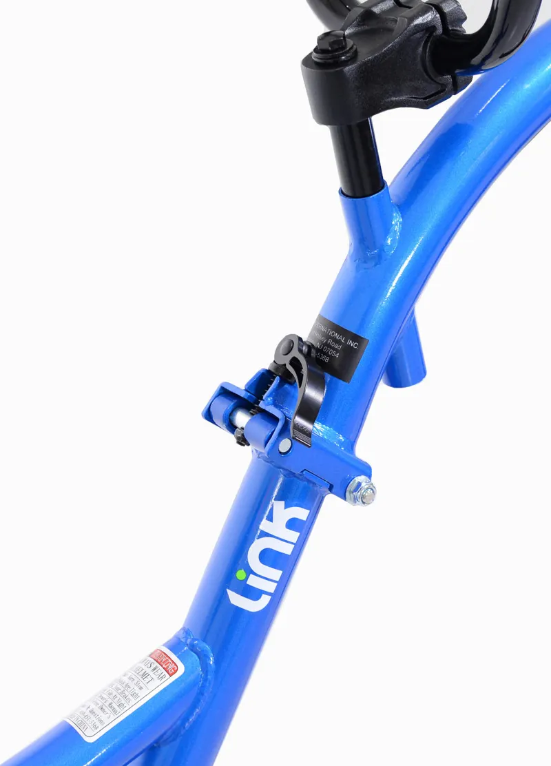 WeeRide Kazam Link Tagalong Bike Blue-3