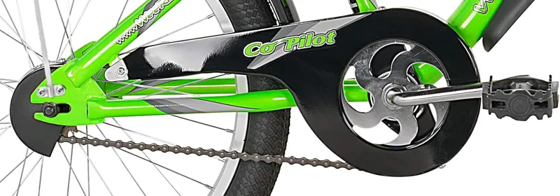 WeeRide Co Pilot Tagalong Bike Green-6