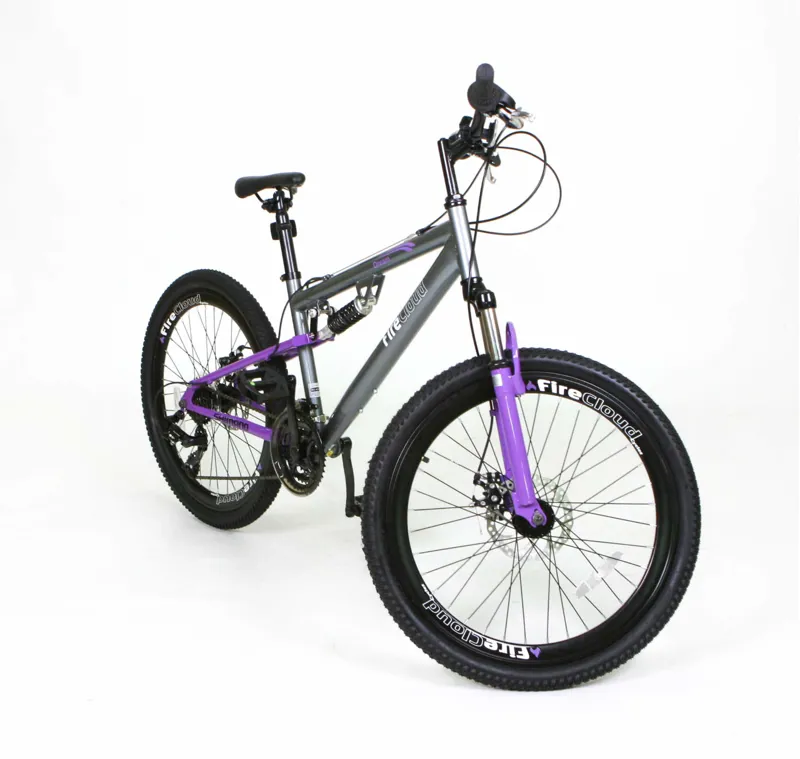 Firecloud Dream 24 Inch Wheel Kids Mountain Bike Grey-2