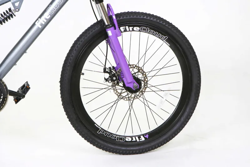 Firecloud Dream 24 Inch Wheel Kids Mountain Bike Grey-8