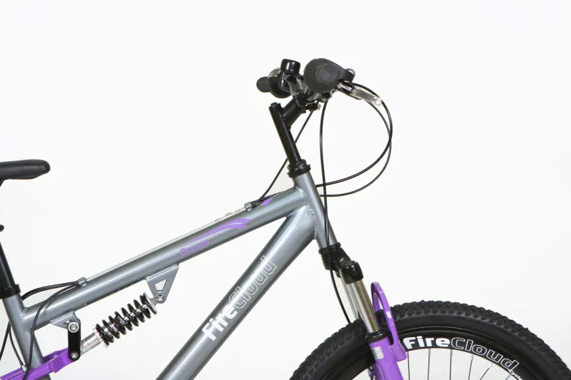 Firecloud Dream 24 Inch Wheel Kids Mountain Bike Grey-7