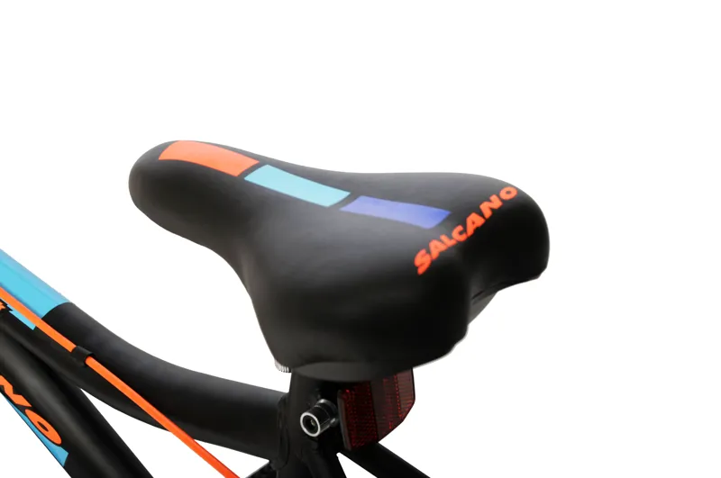 Salcano Attack 16 Inch Wheel Kids Bike Black Orange Blue-3