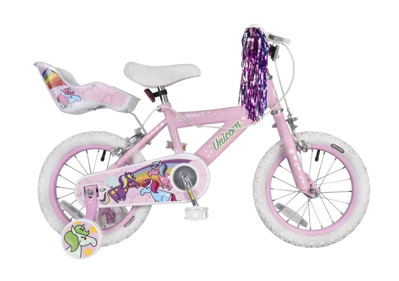 Concept Unicorn 14 Inch Wheel Kids Bike Pink