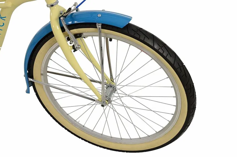Elswick Jumeirah 26 Inch Wheel Beach Cruiser Cream and Blue-1