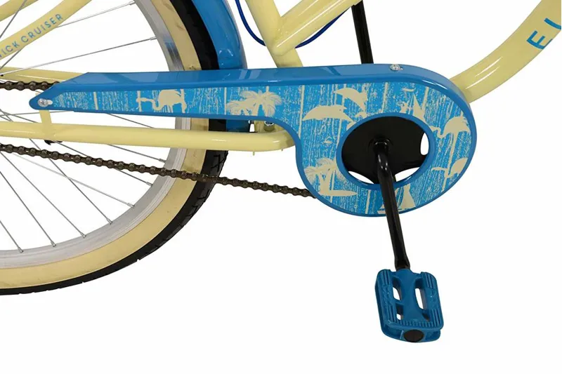 Elswick Jumeirah 26 Inch Wheel Beach Cruiser Cream and Blue-3