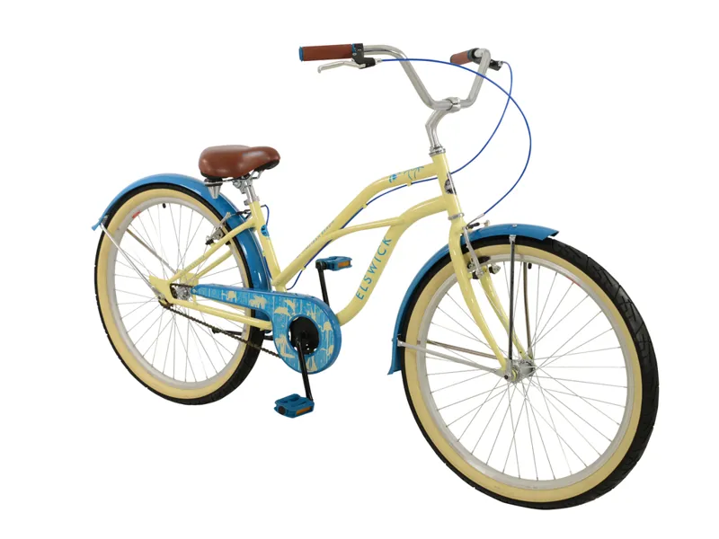 Elswick Jumeirah 26 Inch Wheel Beach Cruiser Cream and Blue-8
