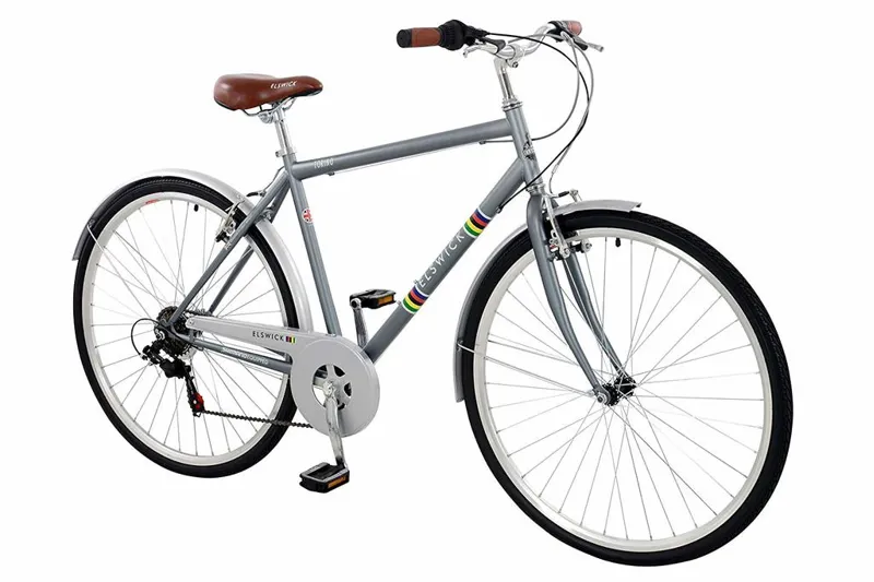 Elswick Torino 700c Commuting Hybrid Bike Grey-7