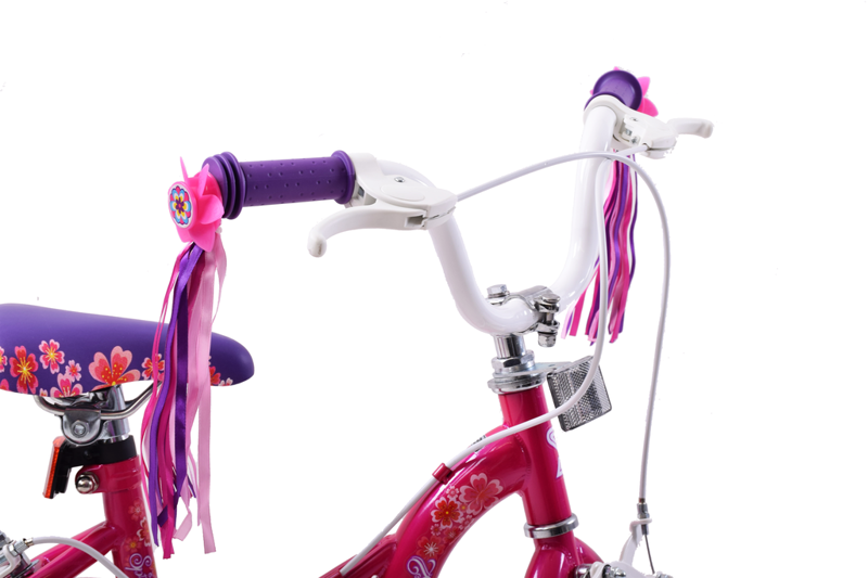 Spike Floret 14 inch Wheel Kids Bike Purple and Pink-1