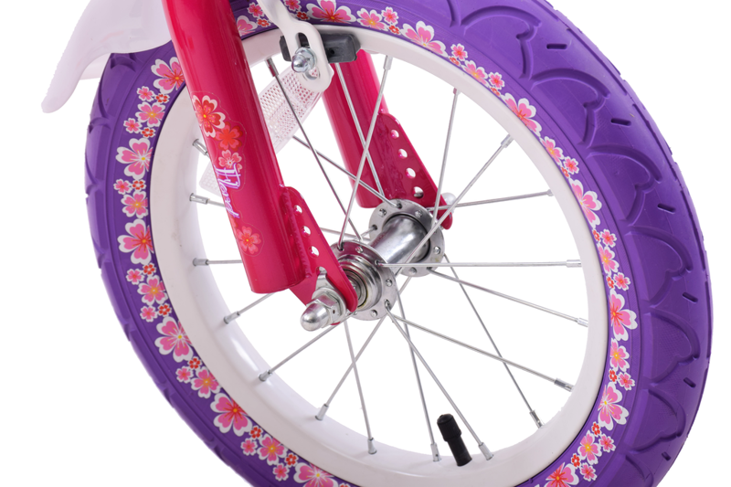 Spike Floret 14 inch Wheel Kids Bike Purple and Pink-2