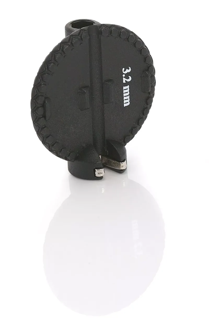 XLC Round Spoke Nipple Key 3.2mm Black