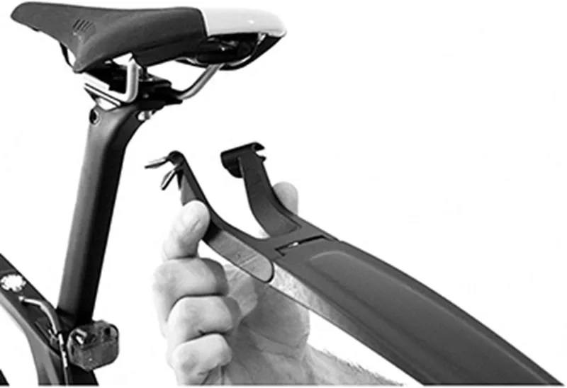 Polisport S-Mud Rear Mudguard 26-29 Inch Black-1