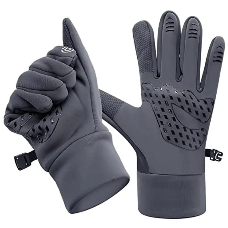 Bakiauli Commuter Cycling Gloves Grey - Large