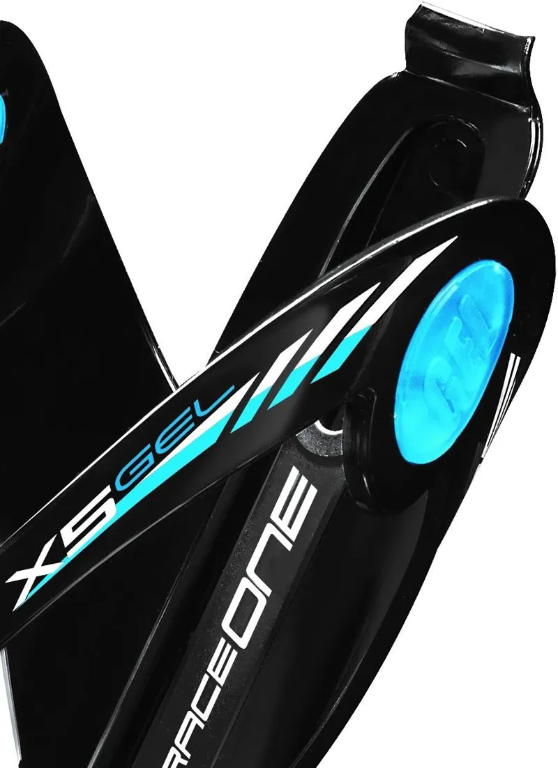 RaceOne X5 Gel Bottle Cage Black Blue-1