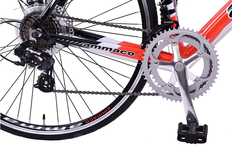 Ammaco XRS750 Road Sports Bike Red and Black-3