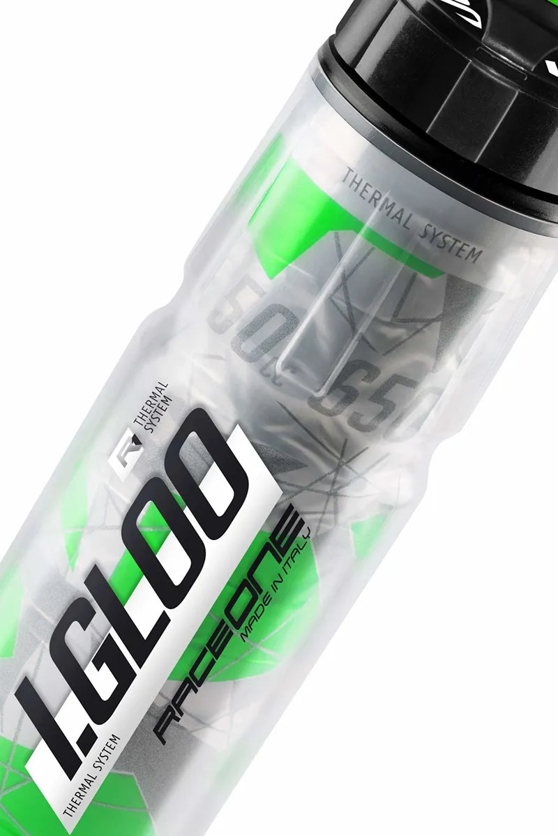 RaceOne R1 Igloo Thermal Water Bottle Green-2