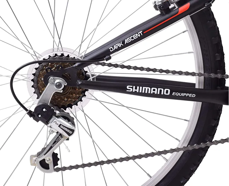 Ammaco Dark Ascent Mountain Bike Black-3