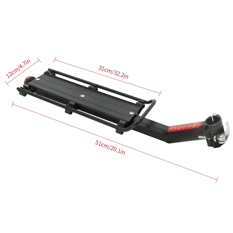 Seatpost Pannier Rack Black-1