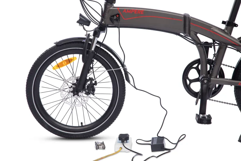 Ampere Mode Folding Electric Bike Grey-4