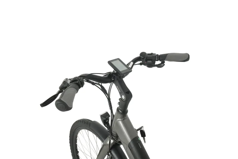Ampere Deluxe Step Through 26 Inch Wheel Electric Bike Grey-8