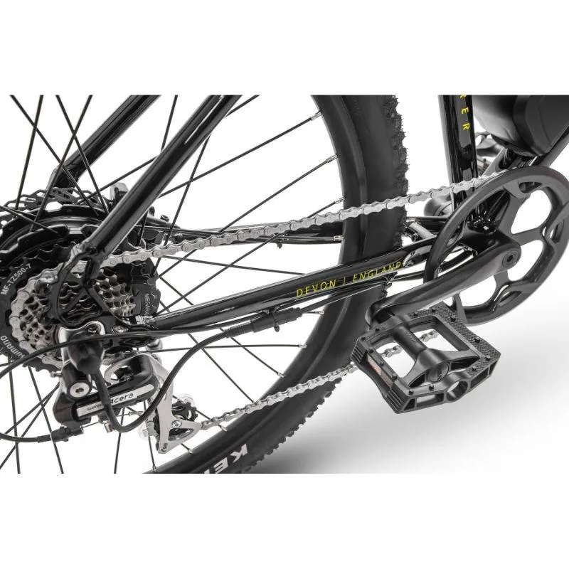 Ampere Explorer Electric Bike Black and Yellow-3