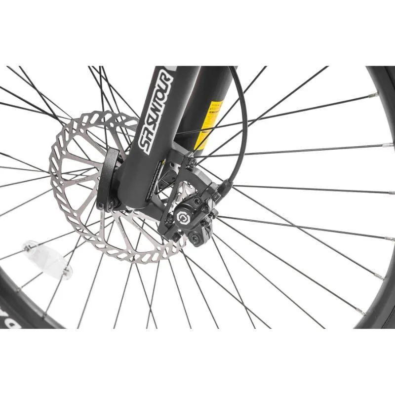 Ampere Explorer Electric Bike Black and Yellow-1