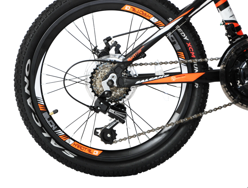 Salcano NG650 20 Inch Kids Bike Black Orange -8