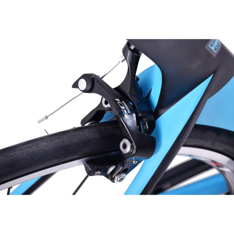 Tropix Milan Sports Road Bike Black and Blue-2