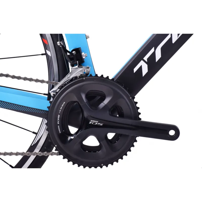 Tropix Milan Sports Road Bike Black and Blue-3