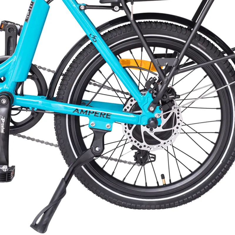 Ampere Alter 20 Inch Low Step Folding Electric Bike Blue 10Ah-8