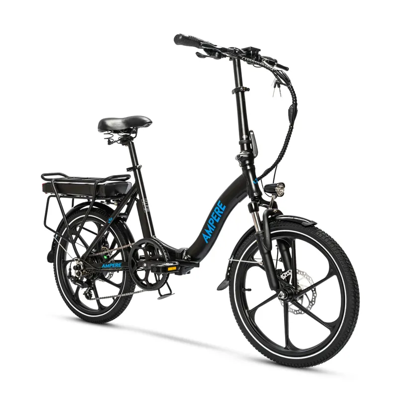 Ampere Alter 20 Inch Low Step Folding Electric Bike Black 10Ah-3