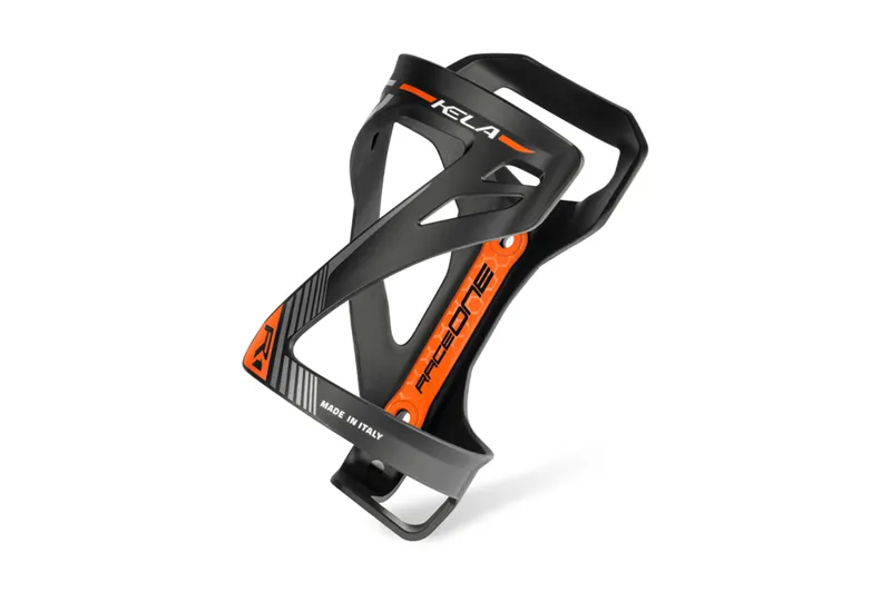 RaceOne R1 Kela Side Entry Bottle Cage Black Orange