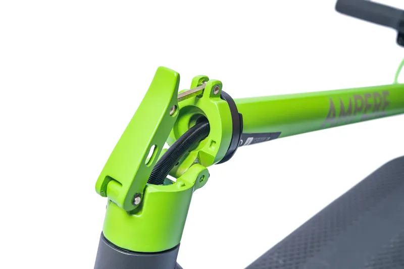 Ampere GO 350W Electric Scooter Grey and Green-4