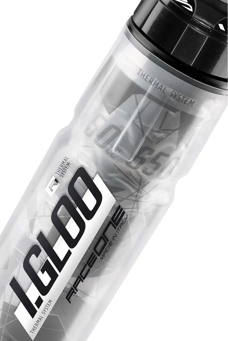 RaceOne R1 Igloo Thermal Water Bottle White-1