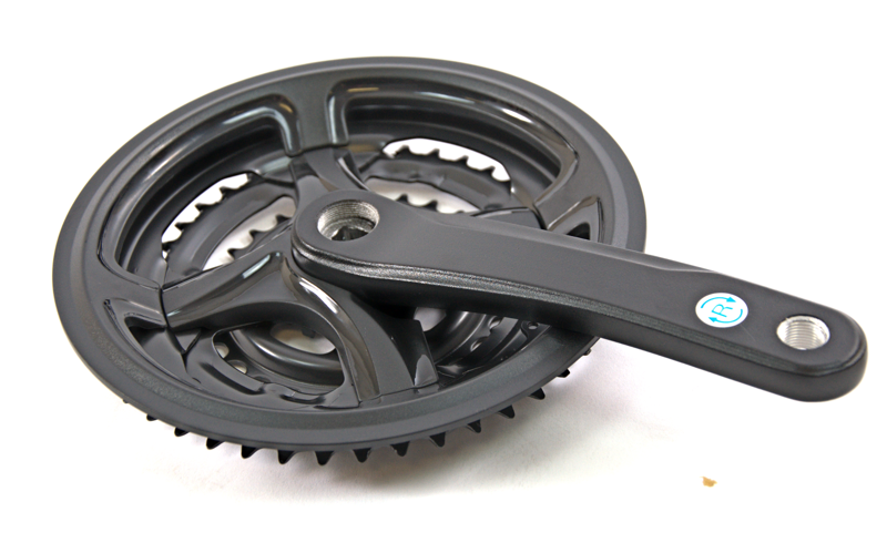 Prowheel Triple Crankset 28/38/48T x 170mm Black-3