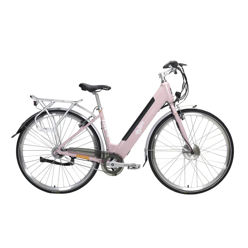 EMU Classic Step Through 700c Wheel Electric Bike Pink 10.4Ah