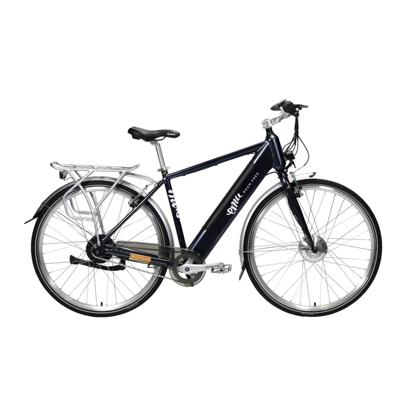 EMU Classic Crossbar 700c Wheel Electric Bike Navy Blue E-Bike 14.5Ah