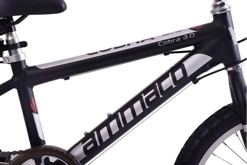  Ammaco Cobra 3.0 Alloy 20 Inch Wheel Kids Bike Black-2