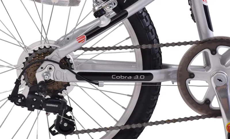  Ammaco Cobra 3.0 Alloy 20 Inch Wheel Kids Bike Silver-4