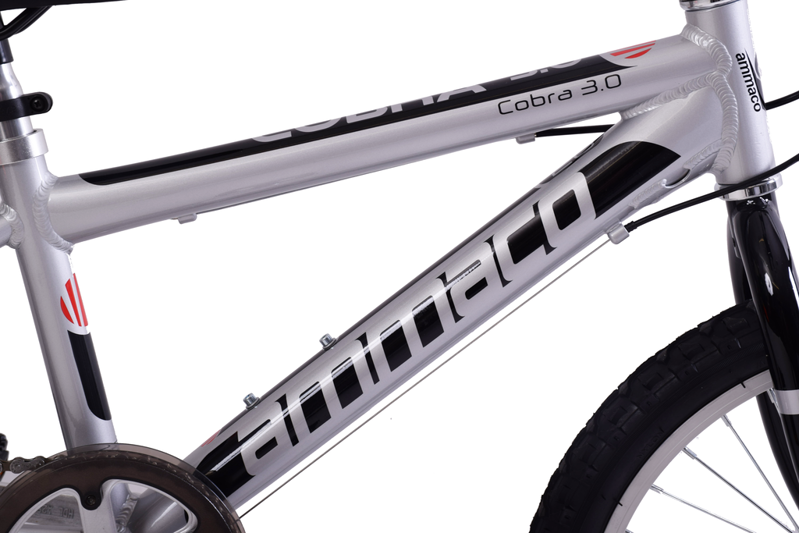  Ammaco Cobra 3.0 Alloy 20 Inch Wheel Kids Bike Silver-2