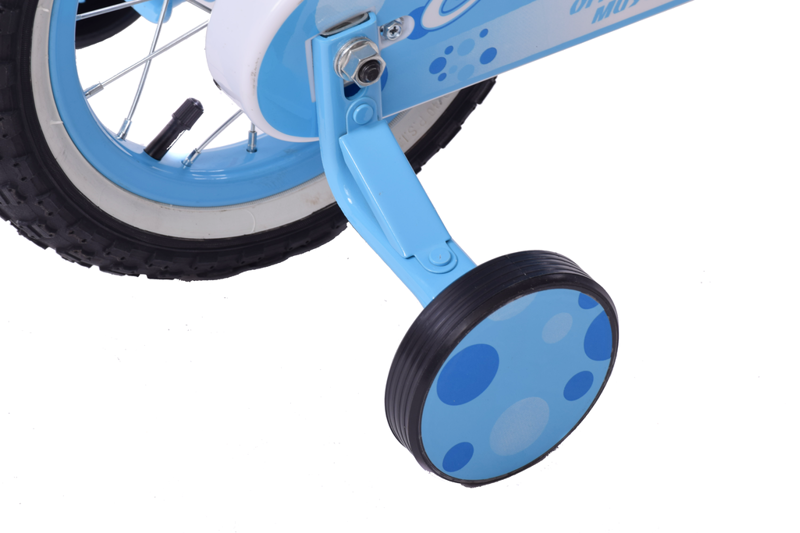 Ammaco Cutie 12 Inch Wheel Kids Bike Blue And White-6