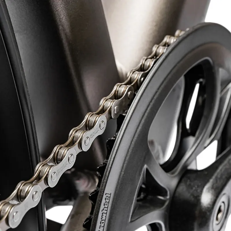 Ampere Deluxe Step Through 700c Wheel Electric Bike Grey 14Ah-10