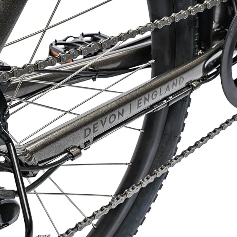 Ampere Deluxe Step Through 700c Wheel Electric Bike Grey 14Ah-4