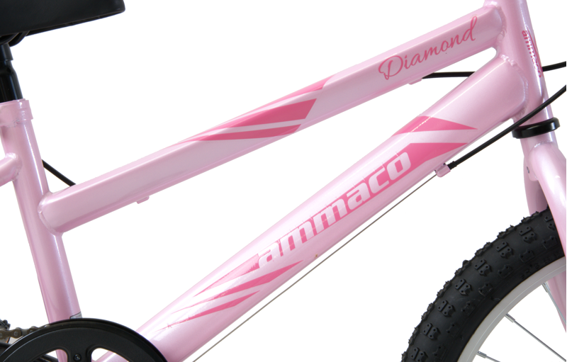 Ammaco Diamond 20 Inch Wheel Kids Mountain Bike Pink-3