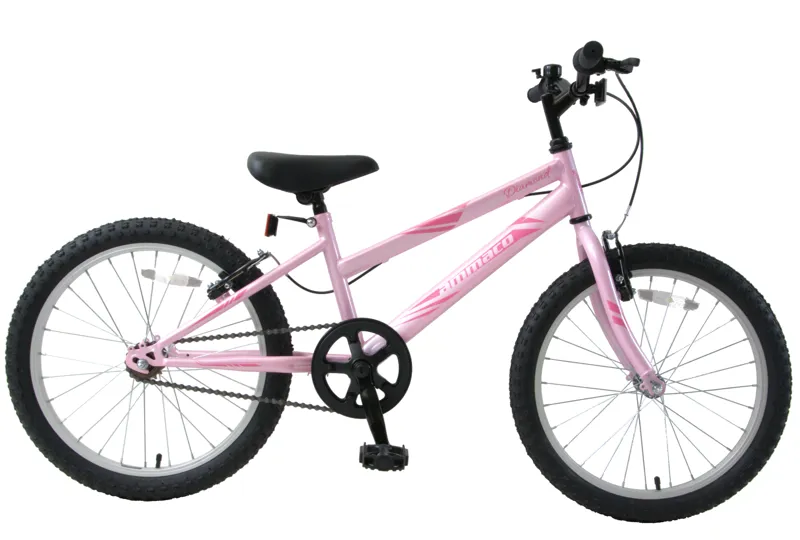Ammaco Diamond 20" Wheel Girls Mountain Bike Single Speed Barbie Pink Age 7+ 