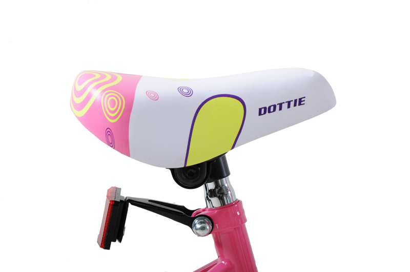 Professional Dottie 16 Inch Wheel Kids Bike Pink and Yellow-4