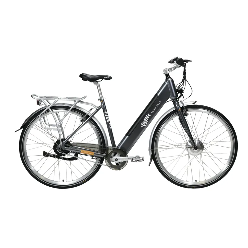 EMU Classic Step Through 700c Wheel Electric Bike Grey 10.4Ah