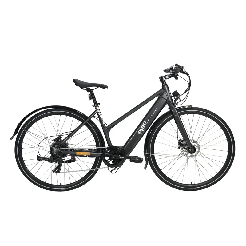 EMU Evo Step Through 700c Wheel Electric Bike Metallic Grey 10.4Ah
